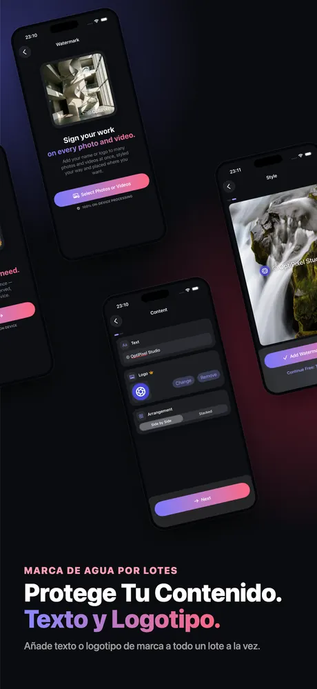 Captura de OptiPixel en el App Store 5