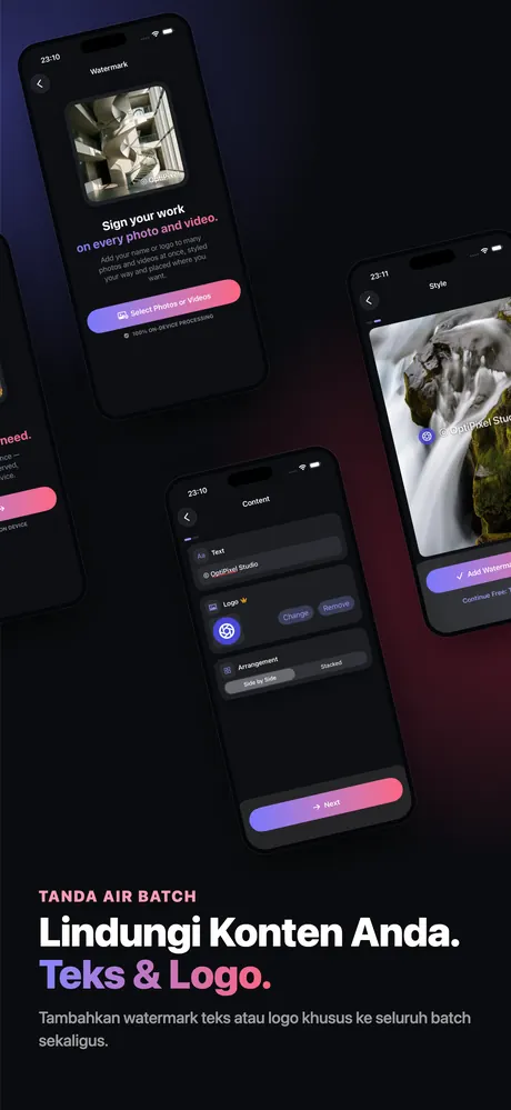 Tangkapan layar OptiPixel di App Store 5
