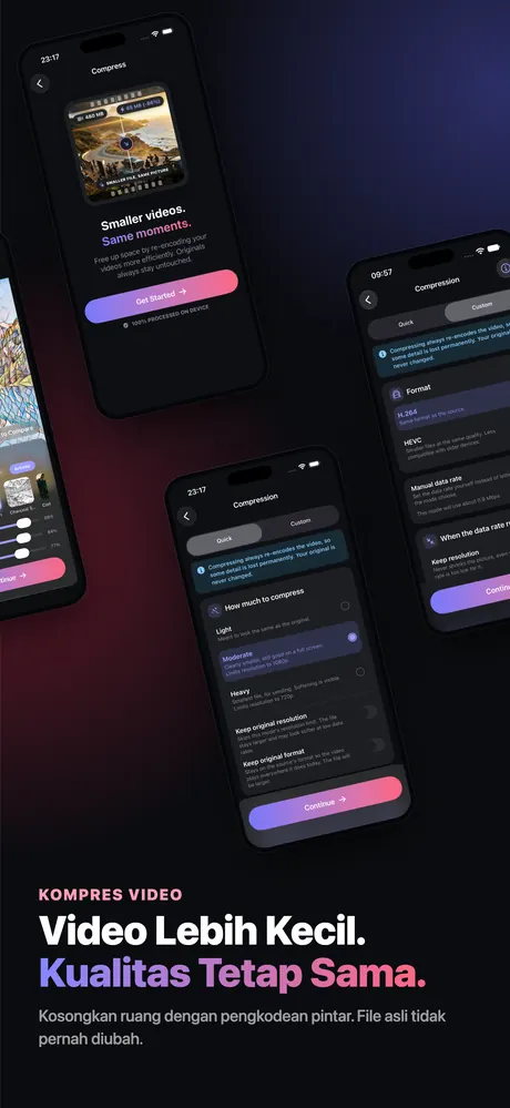 Tangkapan layar OptiPixel di App Store 2