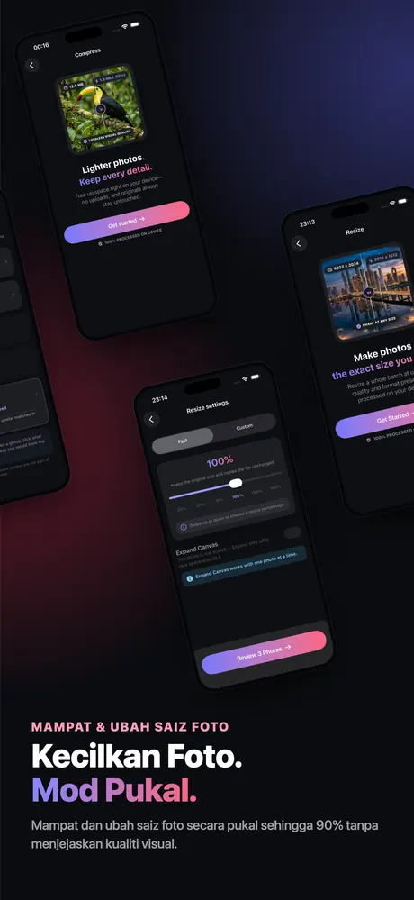 Tangkapan skrin OptiPixel di App Store 4