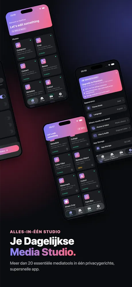 App Store-screenshot van OptiPixel 10
