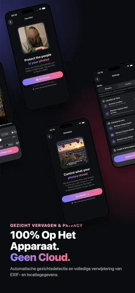 App Store-screenshot van OptiPixel 9