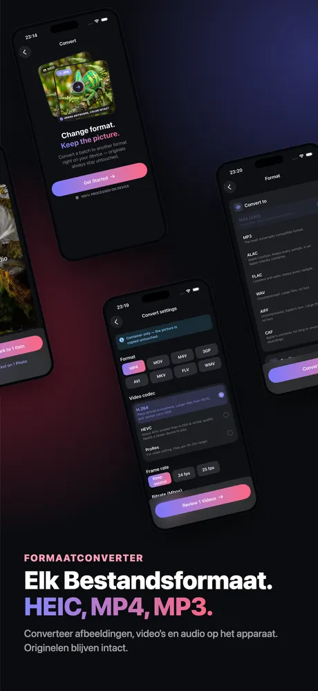 App Store-screenshot van OptiPixel 6
