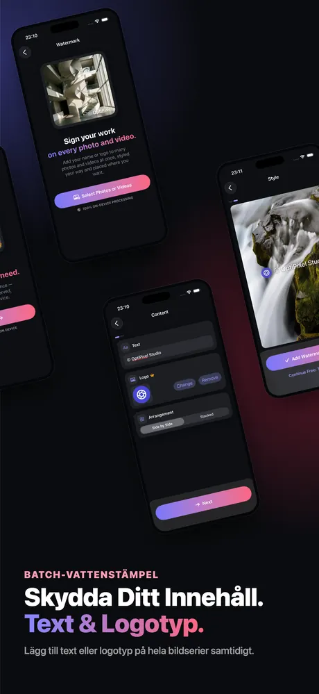 OptiPixel skärmbild från App Store 5