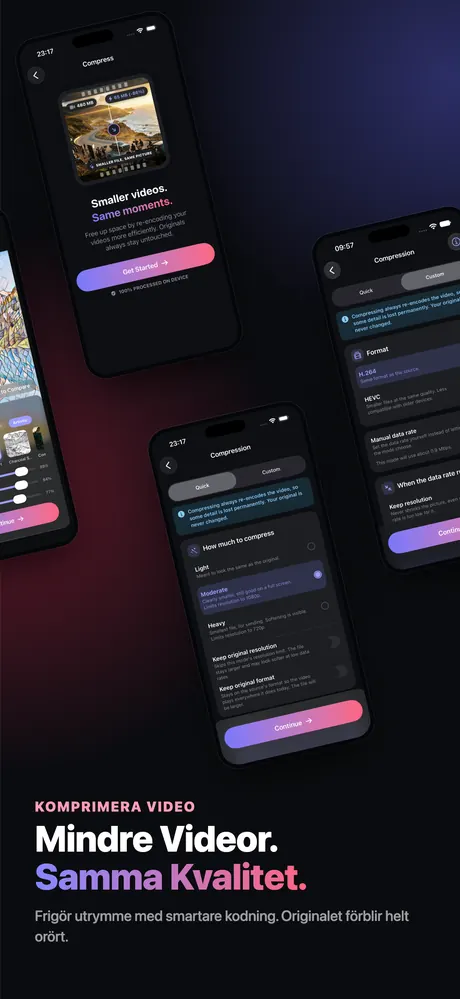 OptiPixel skärmbild från App Store 2